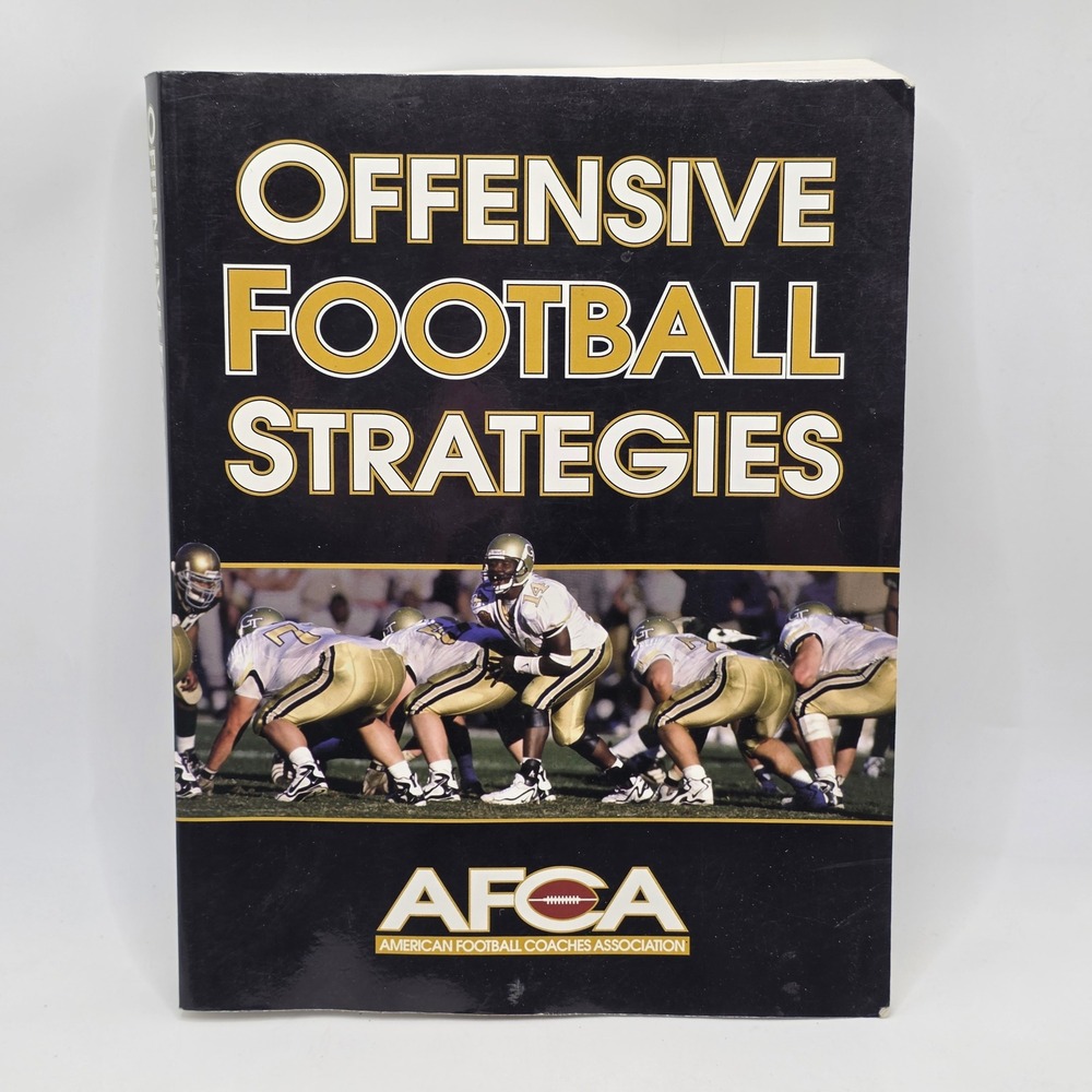 AFCA Offensive Football Strategies Human Kinetics Coaching Playbook Diagrams